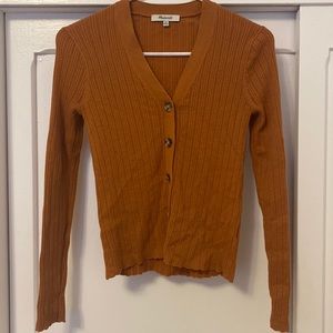 Madewell Cardigan-XS-Mustard